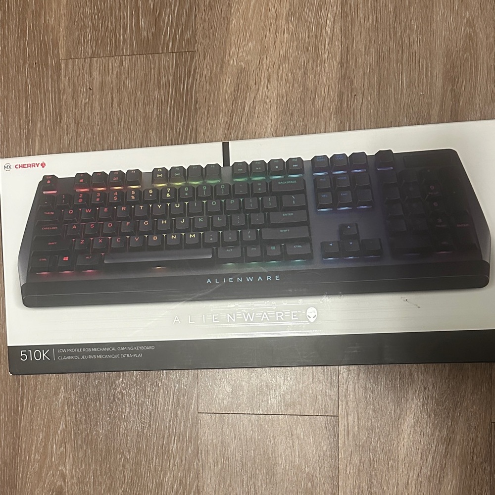 Alienware 510K Low Profile Full Size Black RGB Gaming Keyboard